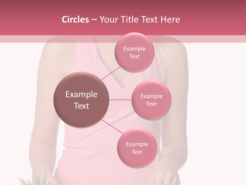 Blonde Hair Pineapple I Olated PowerPoint Template