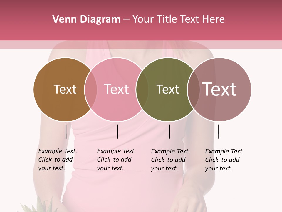 Blonde Hair Pineapple I Olated PowerPoint Template