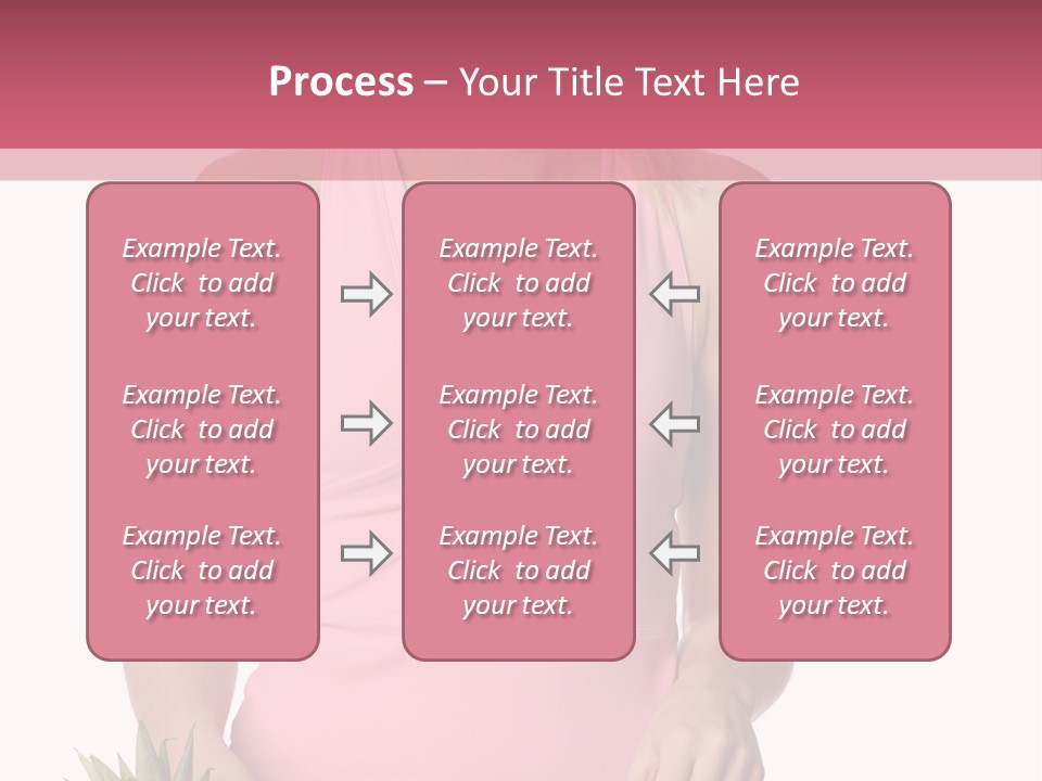 Blonde Hair Pineapple I Olated PowerPoint Template