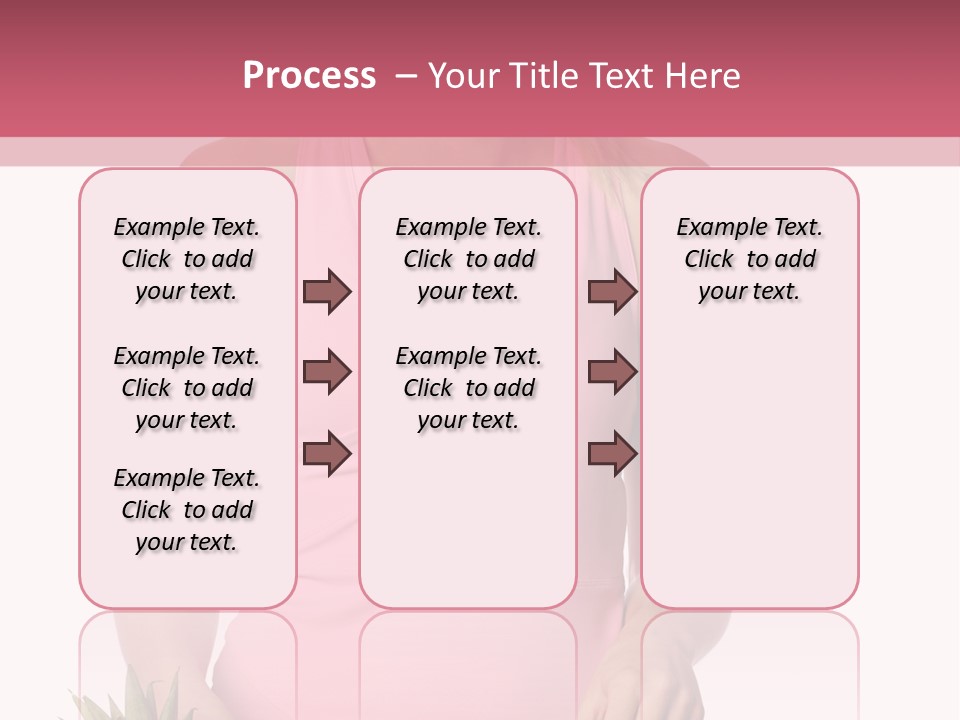 Blonde Hair Pineapple I Olated PowerPoint Template