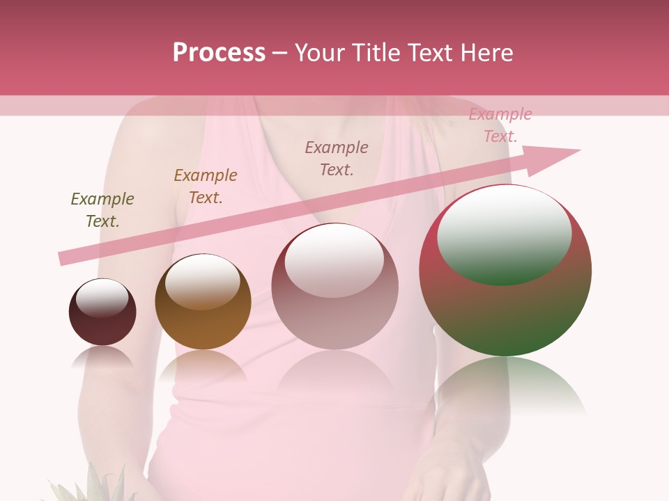 Blonde Hair Pineapple I Olated PowerPoint Template