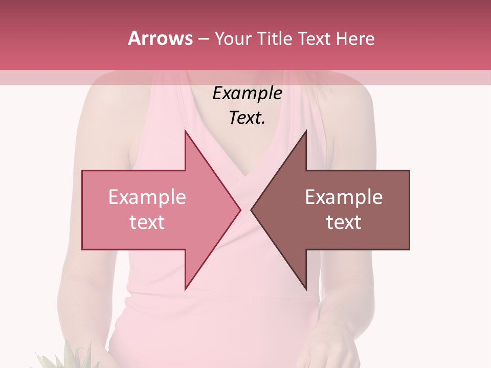 Blonde Hair Pineapple I Olated PowerPoint Template