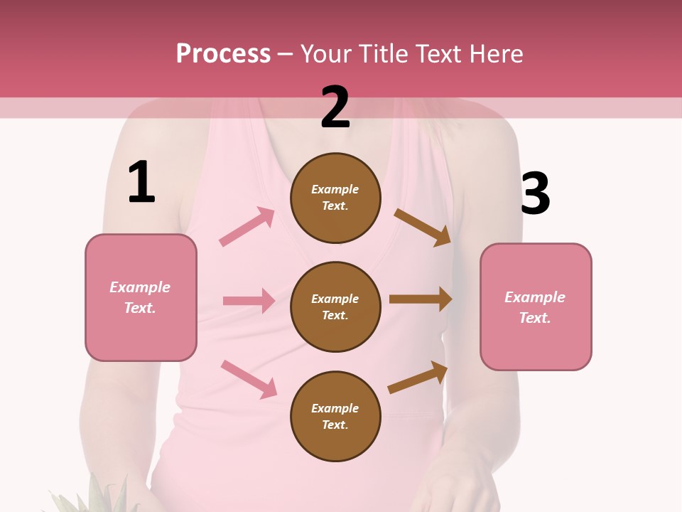 Blonde Hair Pineapple I Olated PowerPoint Template