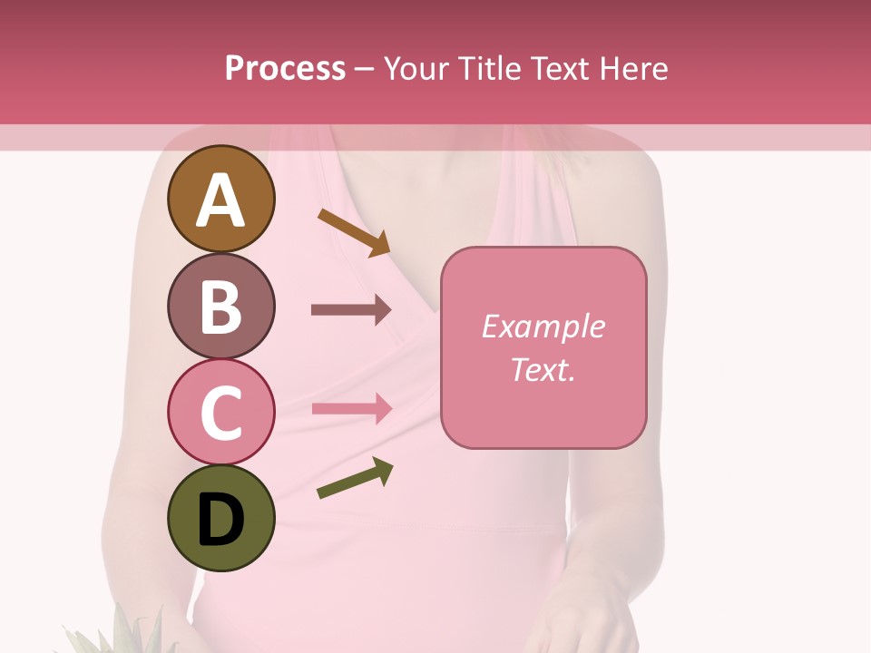 Blonde Hair Pineapple I Olated PowerPoint Template