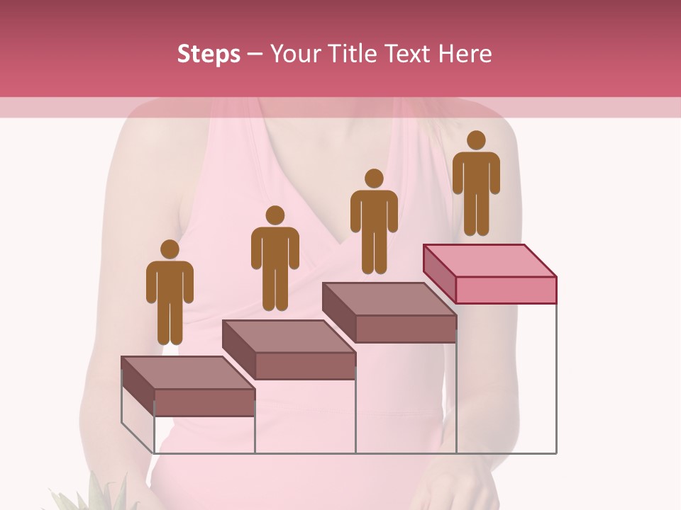 Blonde Hair Pineapple I Olated PowerPoint Template