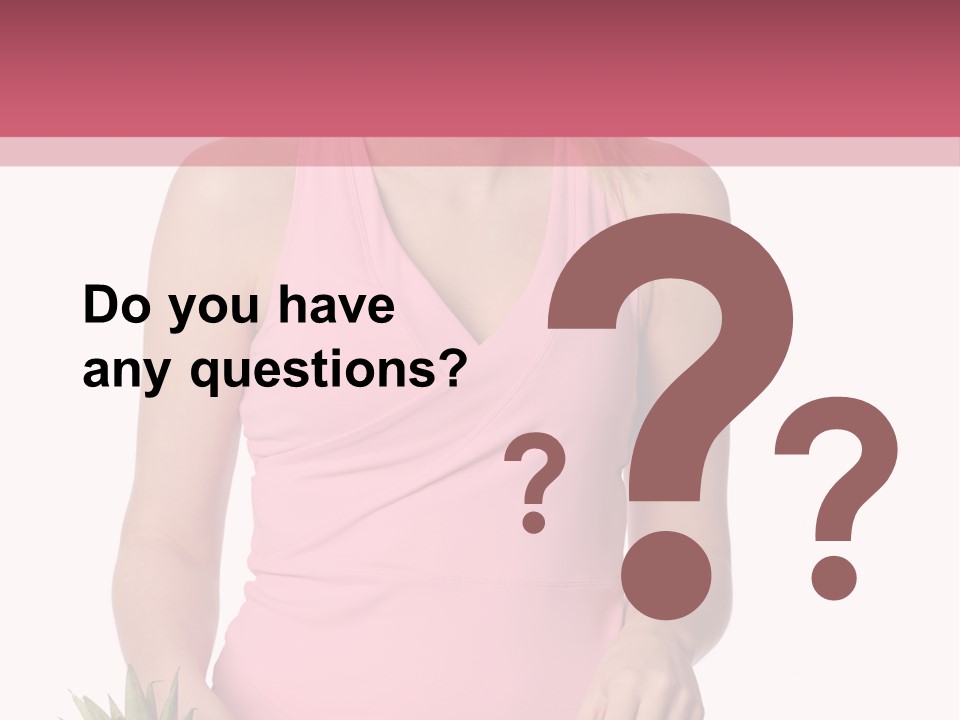 Blonde Hair Pineapple I Olated PowerPoint Template