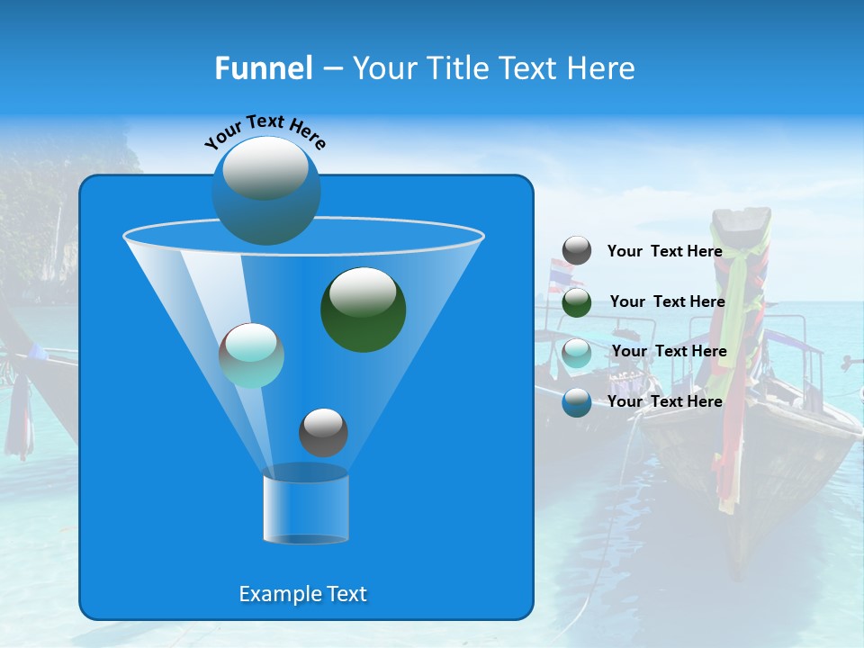 Recreation Thailand Blue PowerPoint Template