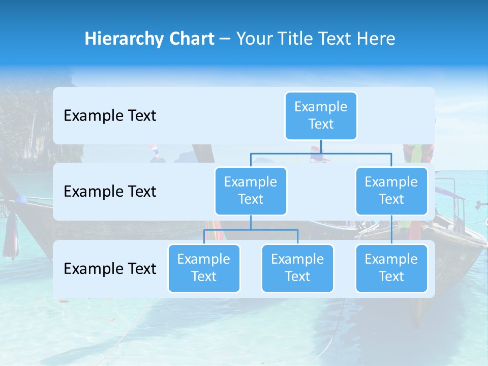 Recreation Thailand Blue PowerPoint Template