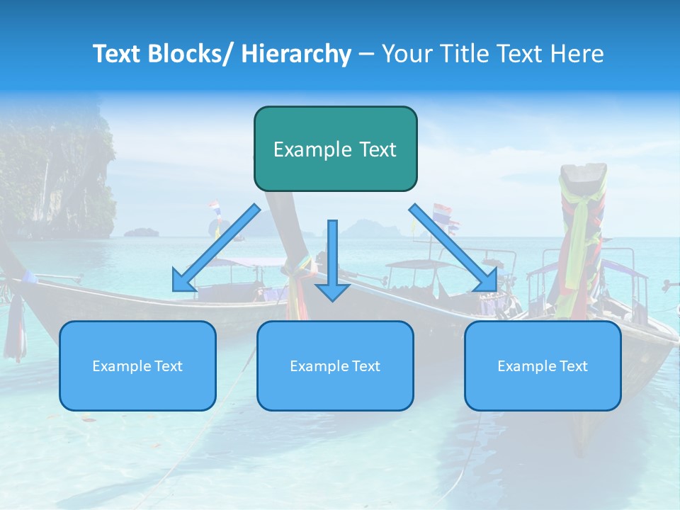 Recreation Thailand Blue PowerPoint Template