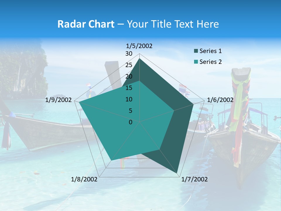 Recreation Thailand Blue PowerPoint Template