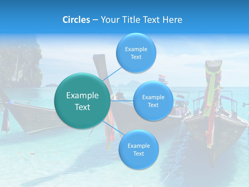 Recreation Thailand Blue PowerPoint Template