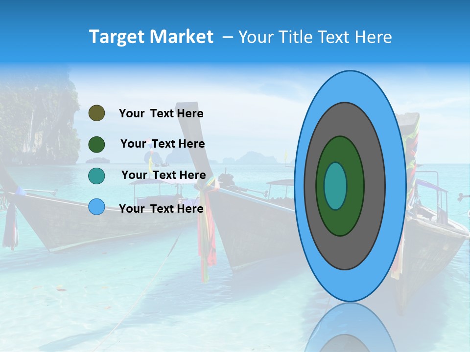 Recreation Thailand Blue PowerPoint Template