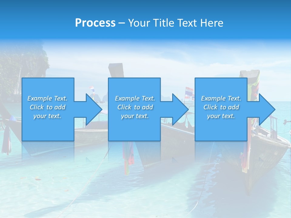 Recreation Thailand Blue PowerPoint Template
