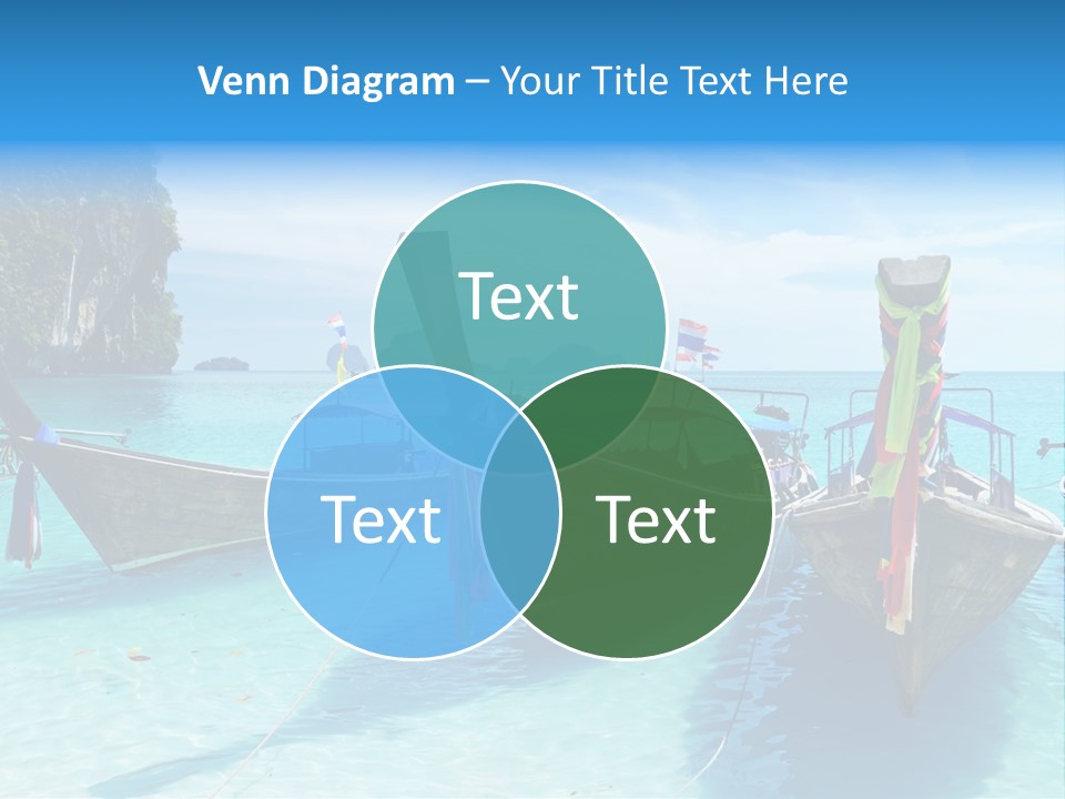 Recreation Thailand Blue PowerPoint Template