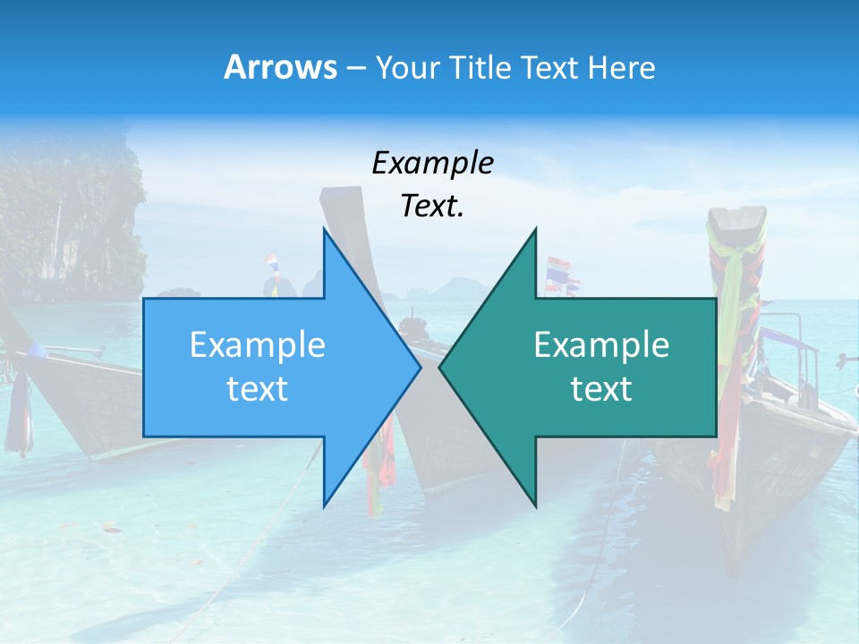 Recreation Thailand Blue PowerPoint Template