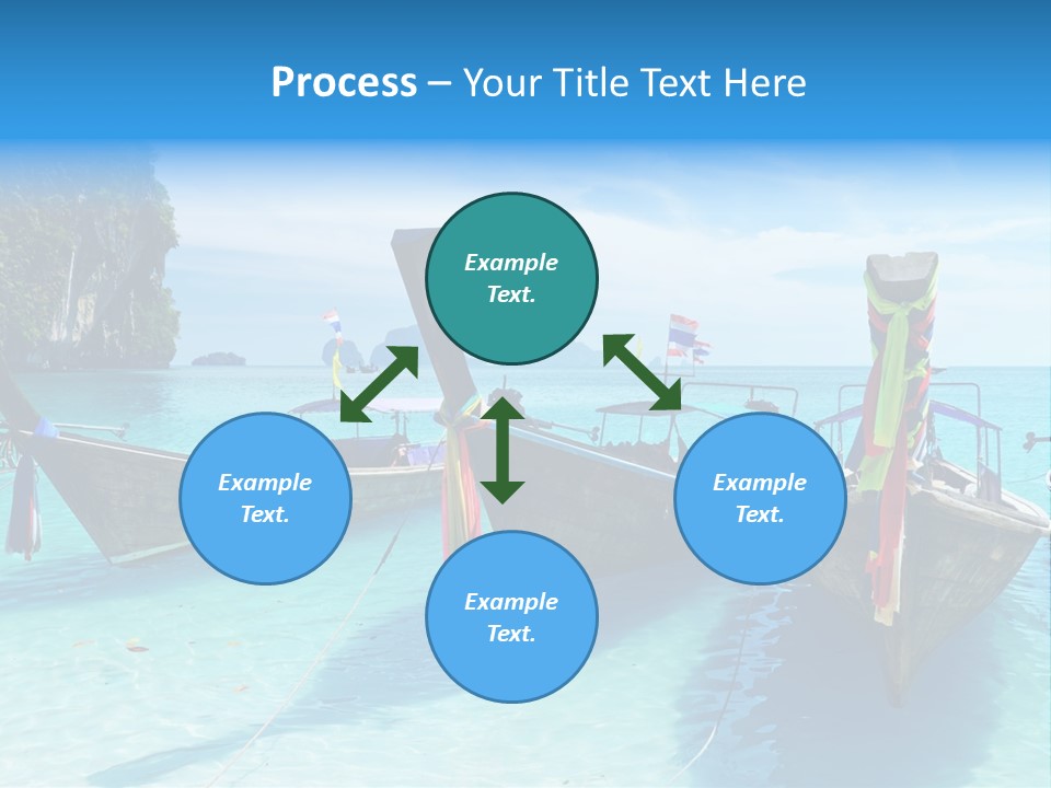 Recreation Thailand Blue PowerPoint Template