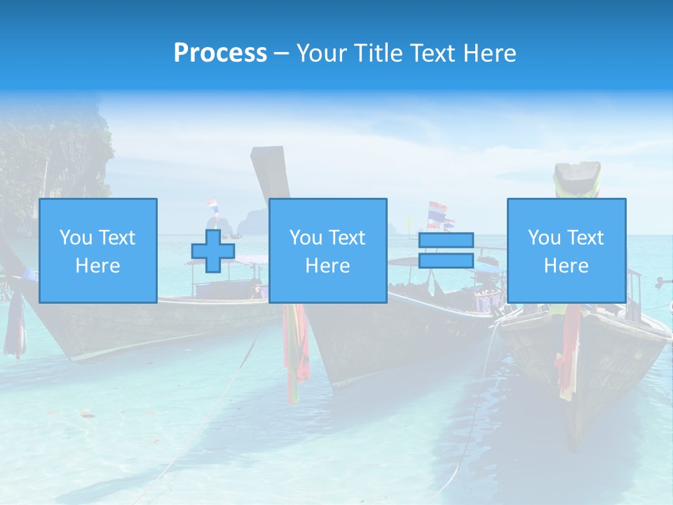 Recreation Thailand Blue PowerPoint Template