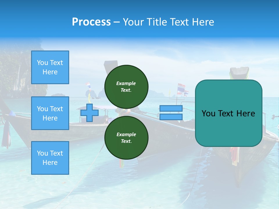 Recreation Thailand Blue PowerPoint Template
