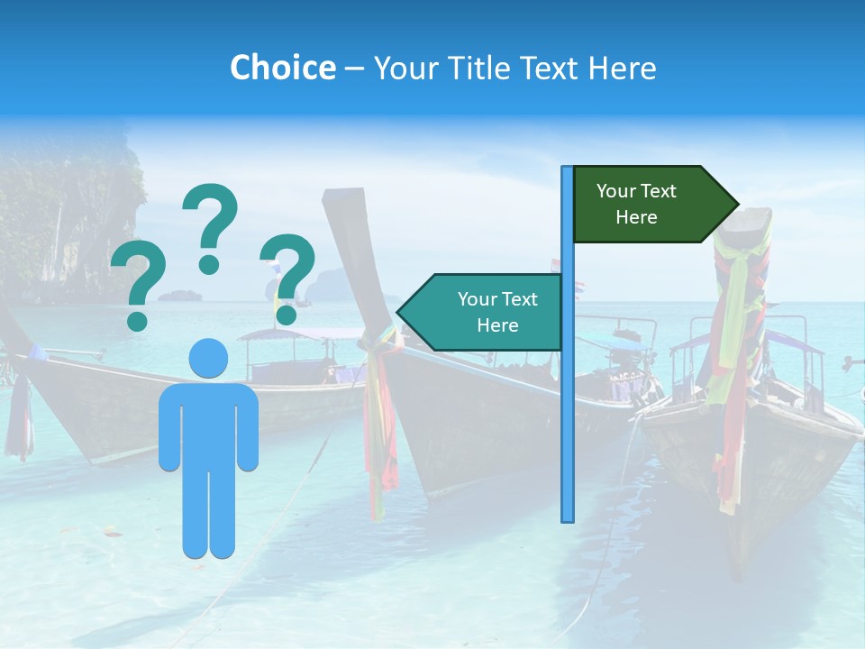 Recreation Thailand Blue PowerPoint Template