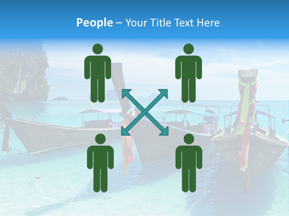 Recreation Thailand Blue PowerPoint Template