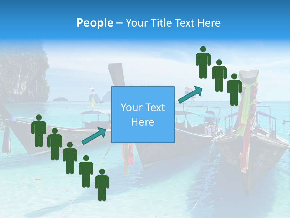 Recreation Thailand Blue PowerPoint Template