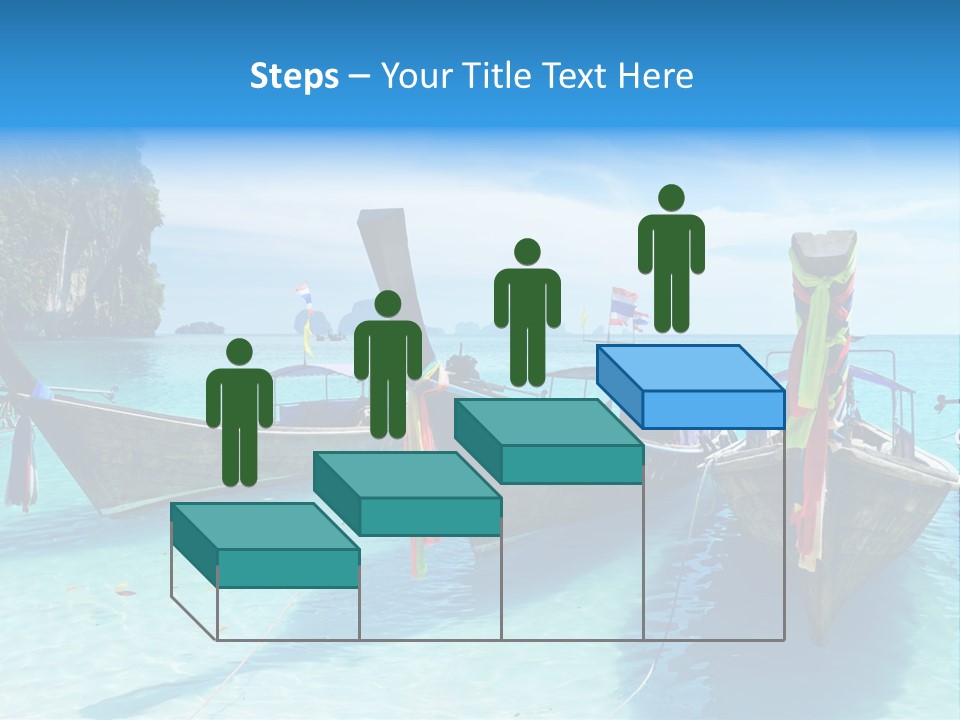 Recreation Thailand Blue PowerPoint Template