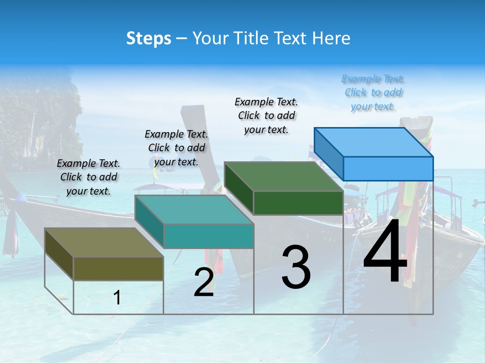 Recreation Thailand Blue PowerPoint Template