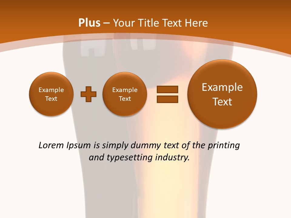 Refre Hment Liquid Alcohol PowerPoint Template