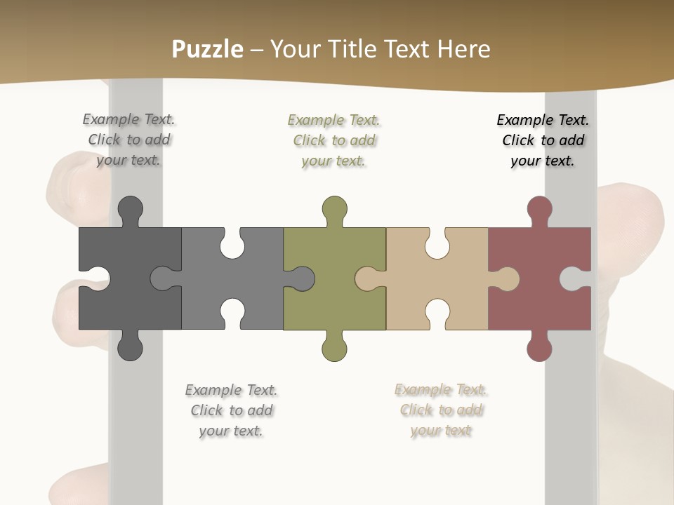 Tablet Touch Hand PowerPoint Template