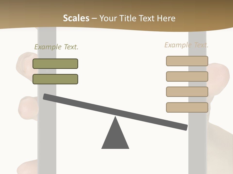 Tablet Touch Hand PowerPoint Template