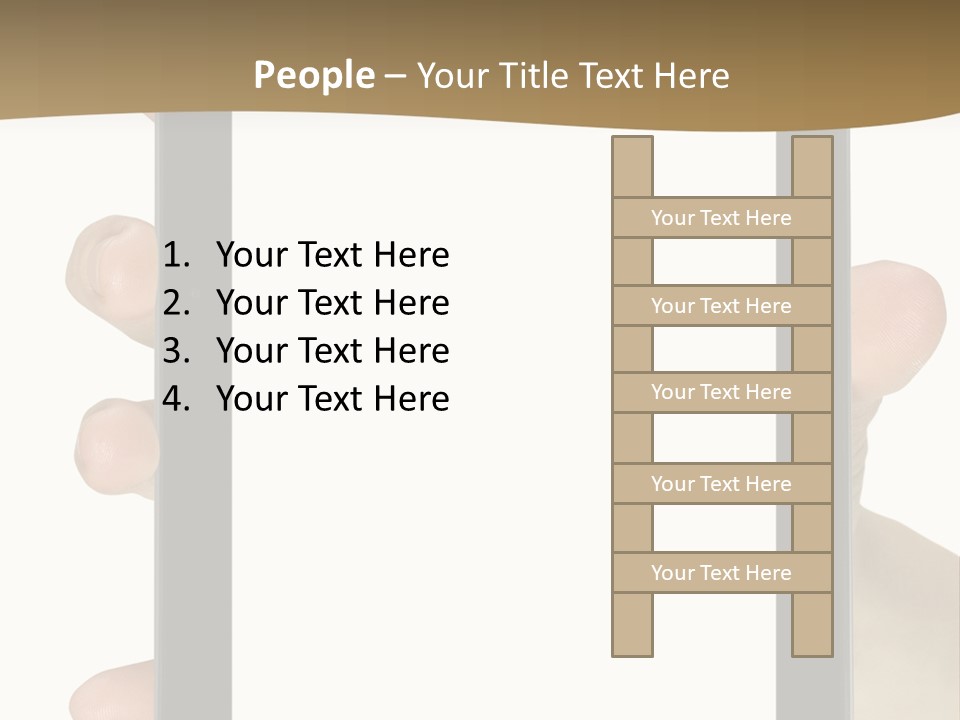 Tablet Touch Hand PowerPoint Template