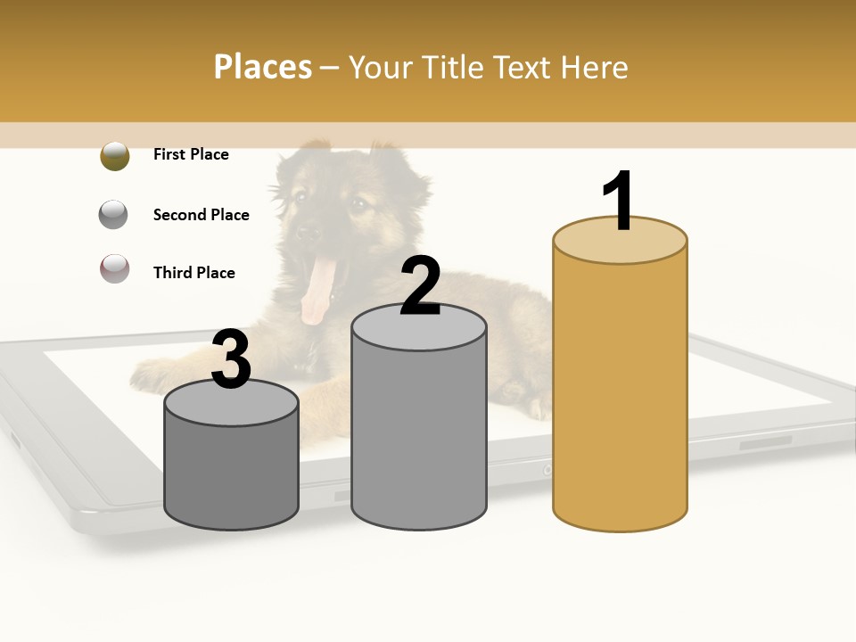 Phone Monitor Touch PowerPoint Template