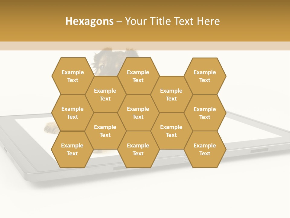 Phone Monitor Touch PowerPoint Template