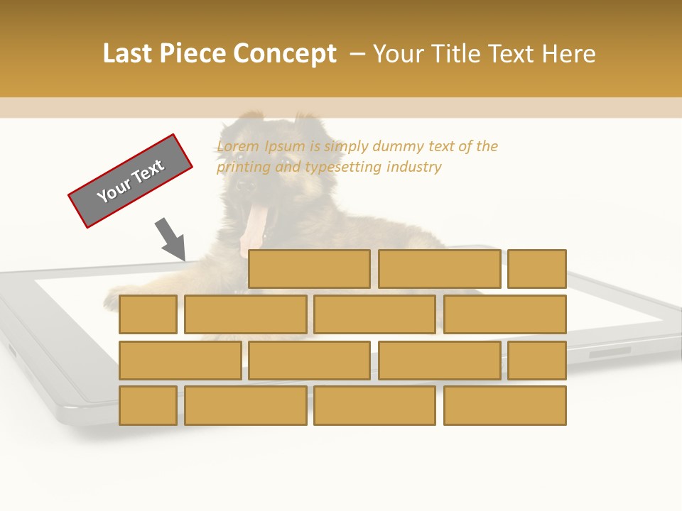 Phone Monitor Touch PowerPoint Template