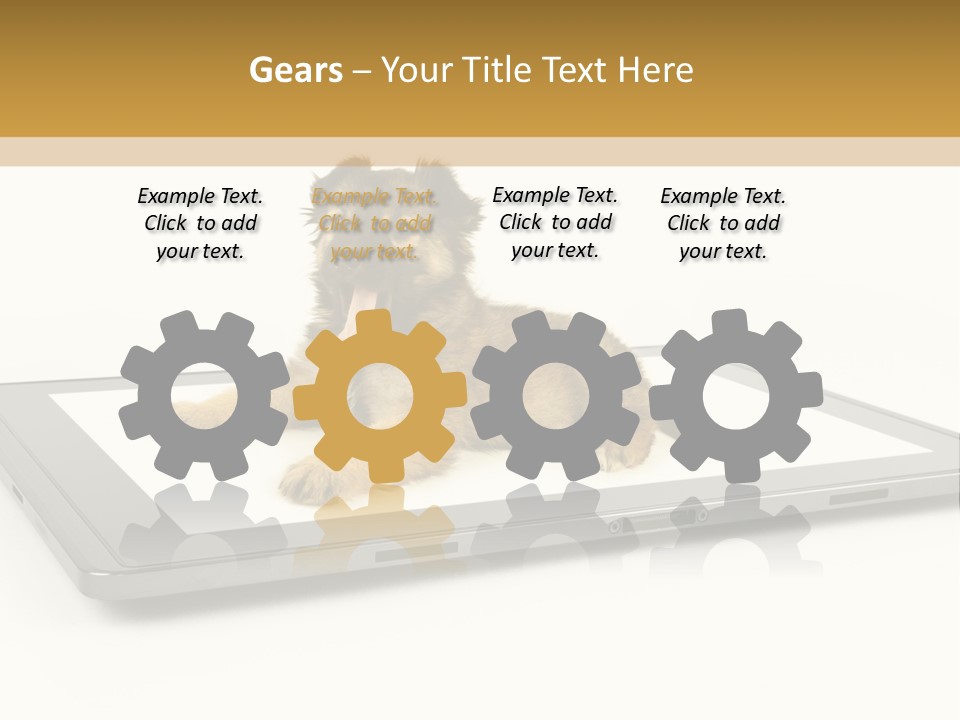 Phone Monitor Touch PowerPoint Template