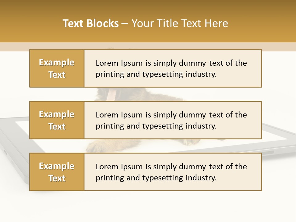 Phone Monitor Touch PowerPoint Template