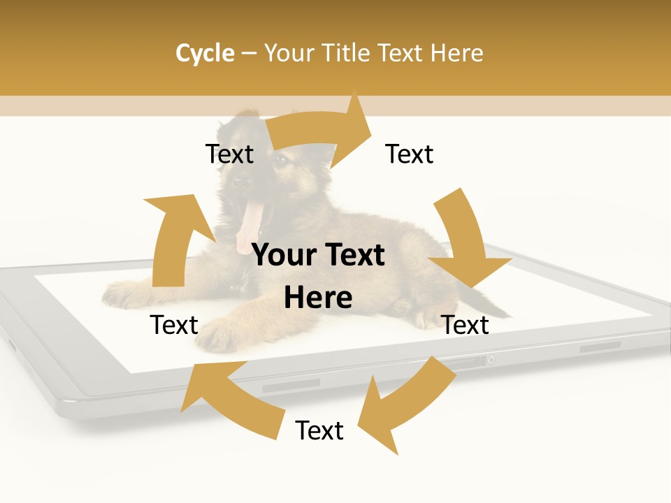 Phone Monitor Touch PowerPoint Template