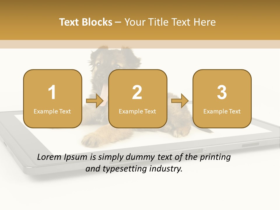 Phone Monitor Touch PowerPoint Template