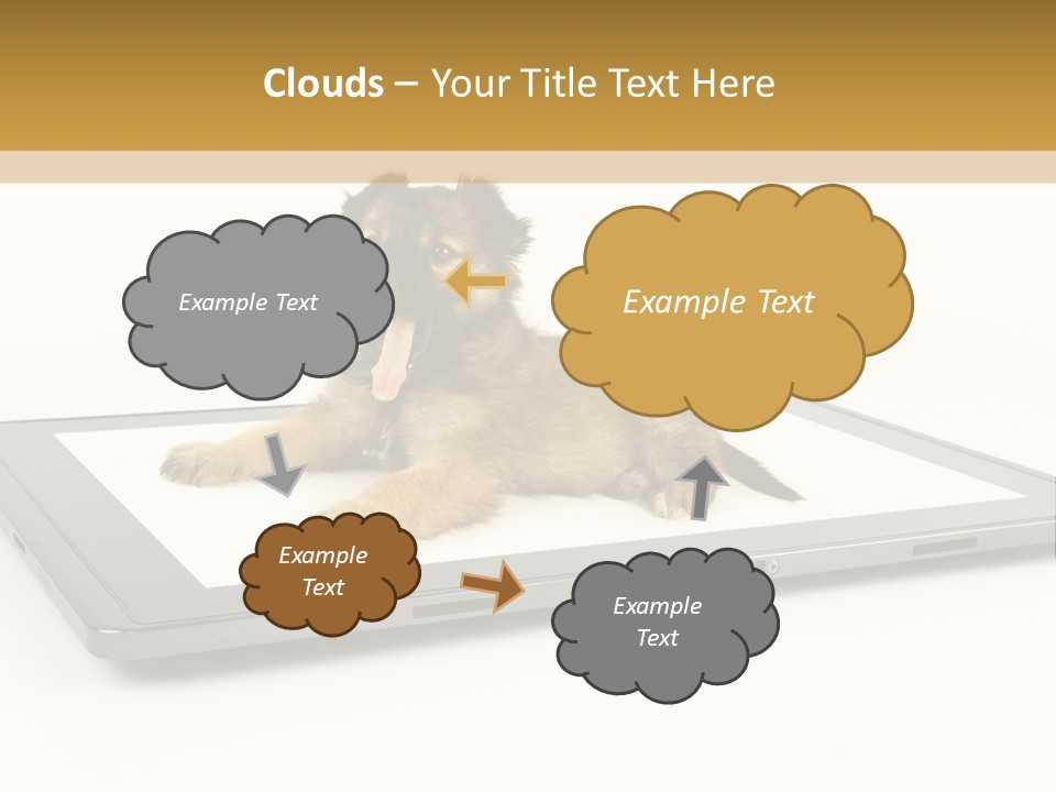 Phone Monitor Touch PowerPoint Template