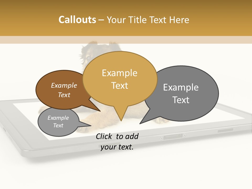 Phone Monitor Touch PowerPoint Template
