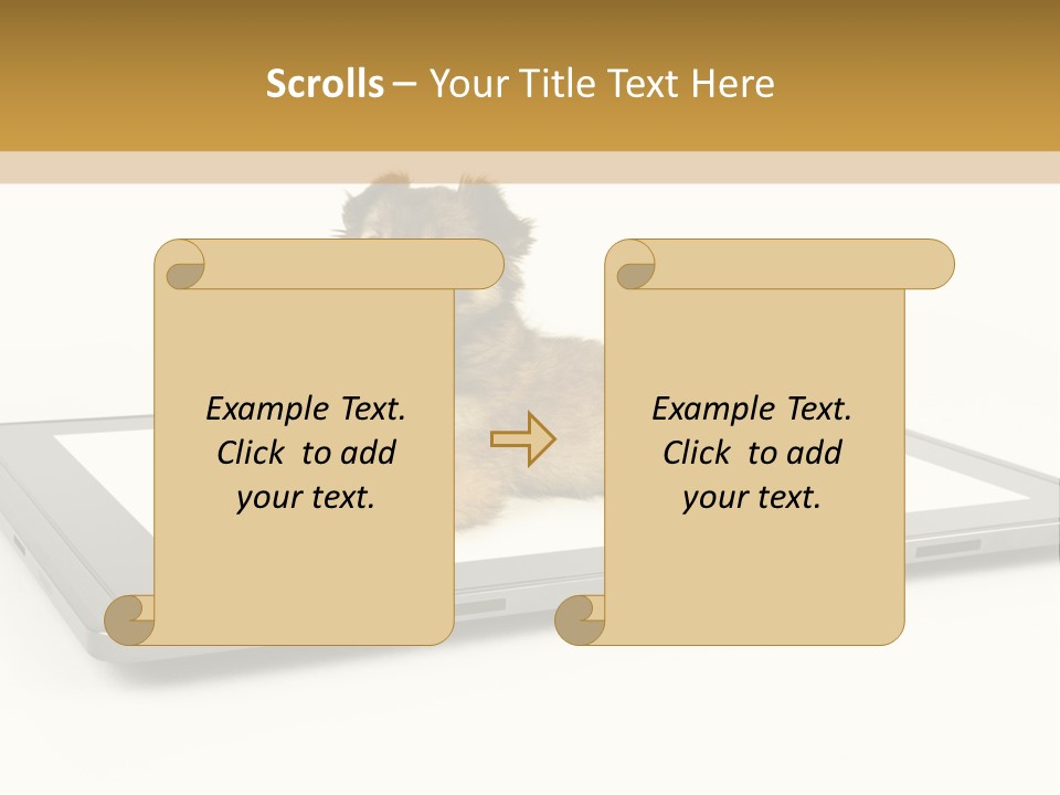 Phone Monitor Touch PowerPoint Template
