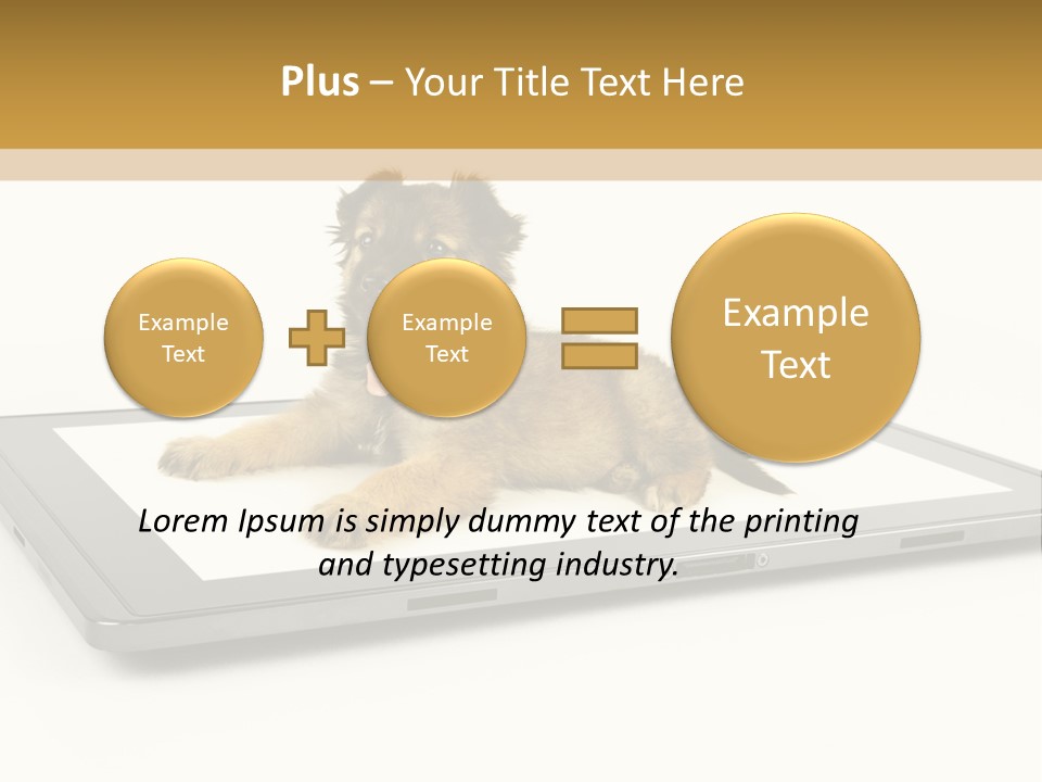 Phone Monitor Touch PowerPoint Template