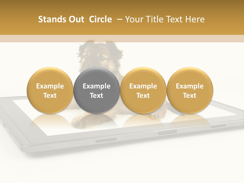 Phone Monitor Touch PowerPoint Template