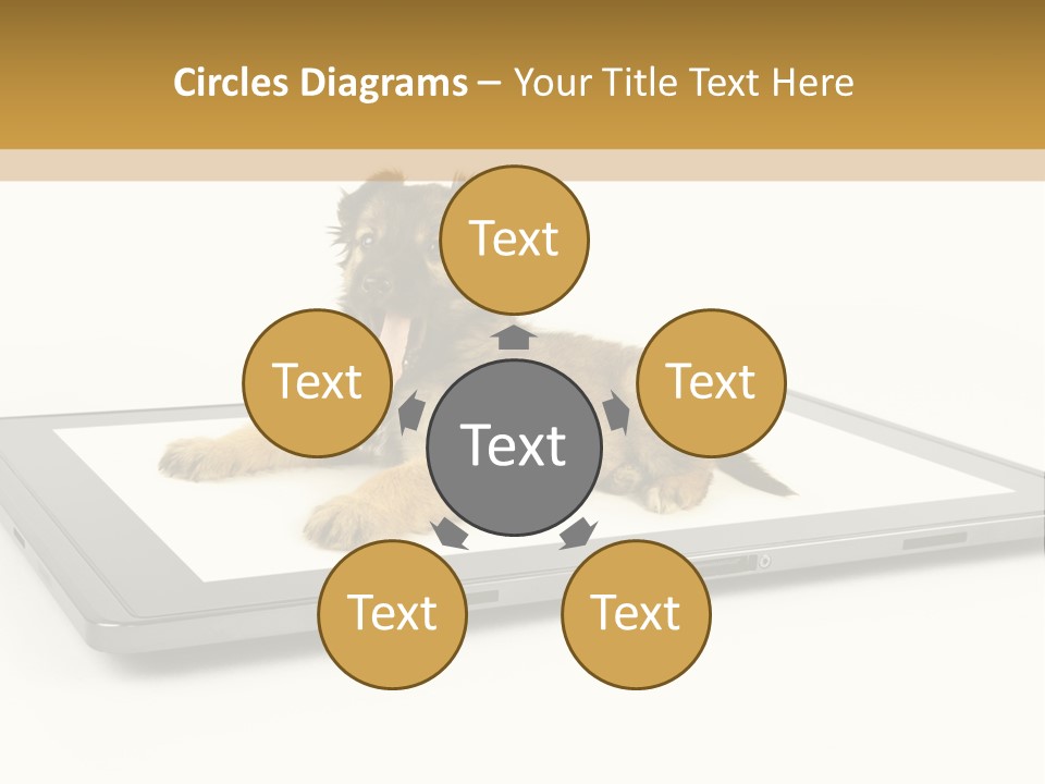 Phone Monitor Touch PowerPoint Template