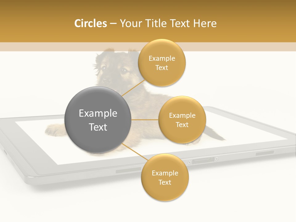 Phone Monitor Touch PowerPoint Template