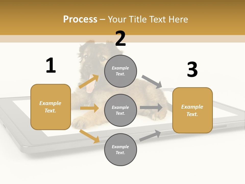 Phone Monitor Touch PowerPoint Template