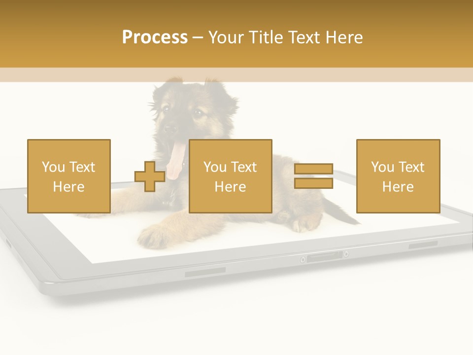 Phone Monitor Touch PowerPoint Template