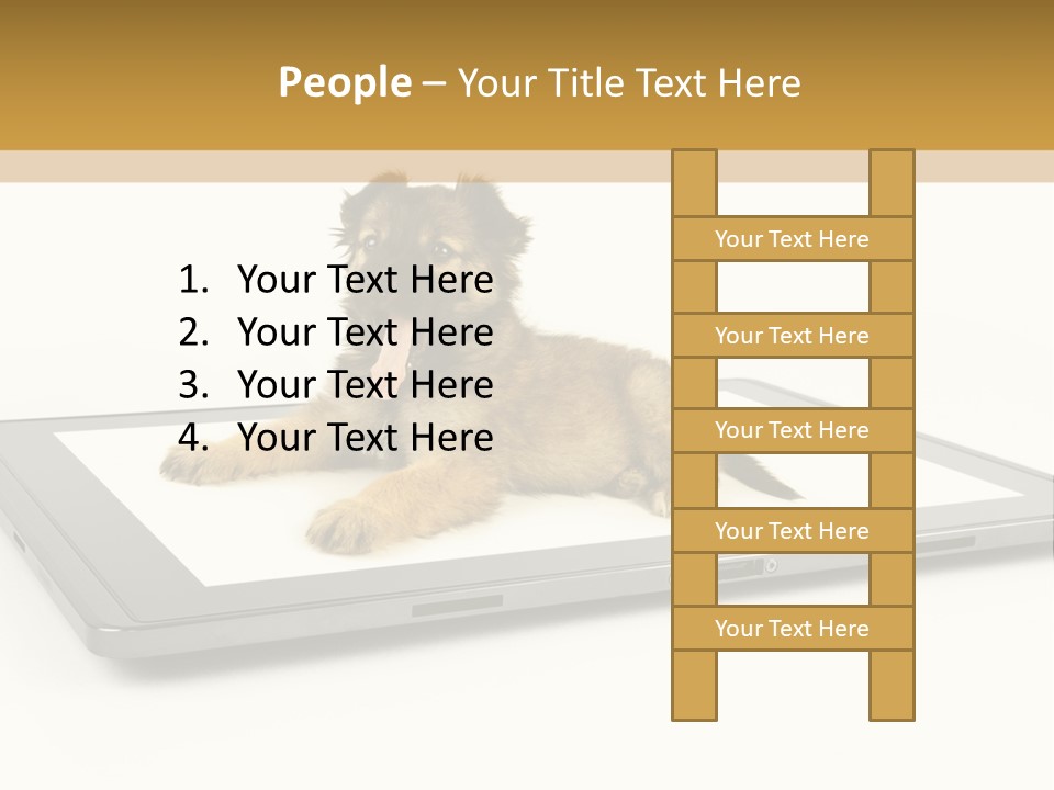 Phone Monitor Touch PowerPoint Template
