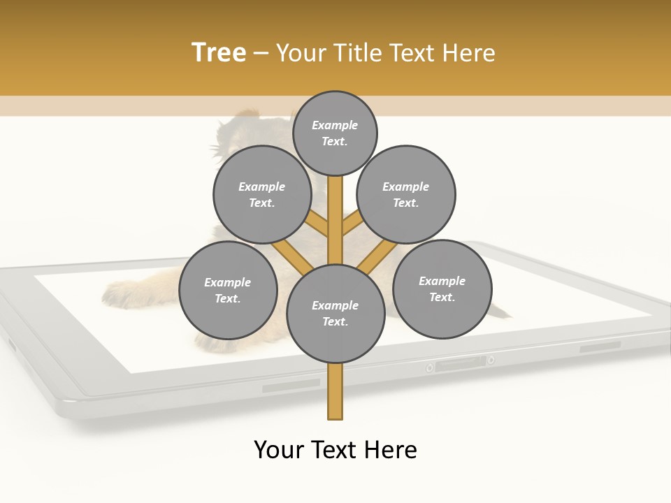 Phone Monitor Touch PowerPoint Template