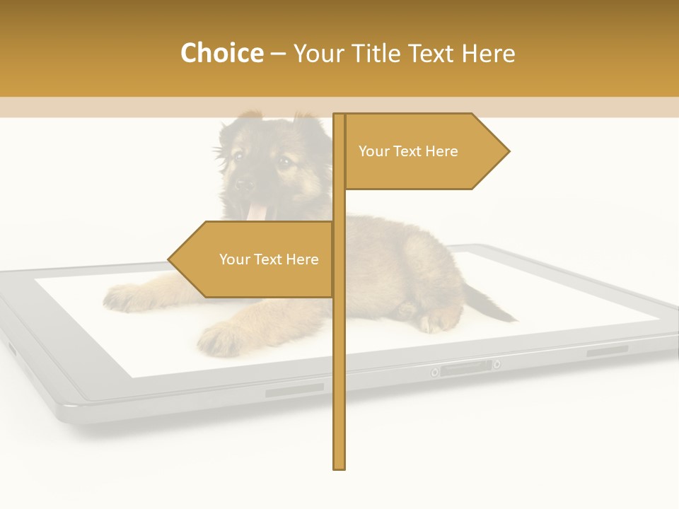 Phone Monitor Touch PowerPoint Template